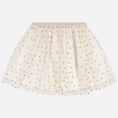 Glittler polka dot skirt
